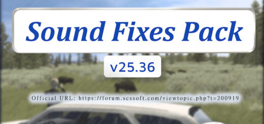 Sound Fixes Pack v25.36
