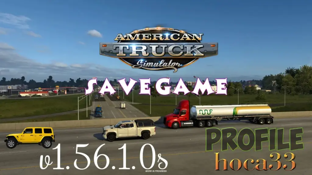 ATS – Save Game1 ATS – Save Game (Profile) 1.56.1.0s