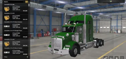 Caterpillar C Series engines & sounds pack v1.6