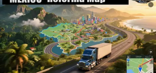 Mexico Reforma Map Save Profile Download ATS 1.56
