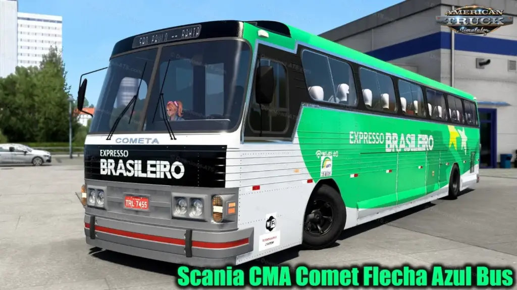 Scania CMA Comet Flecha Azul Bus v3.8