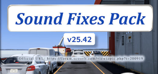 Sound Fixes Pack v25.42