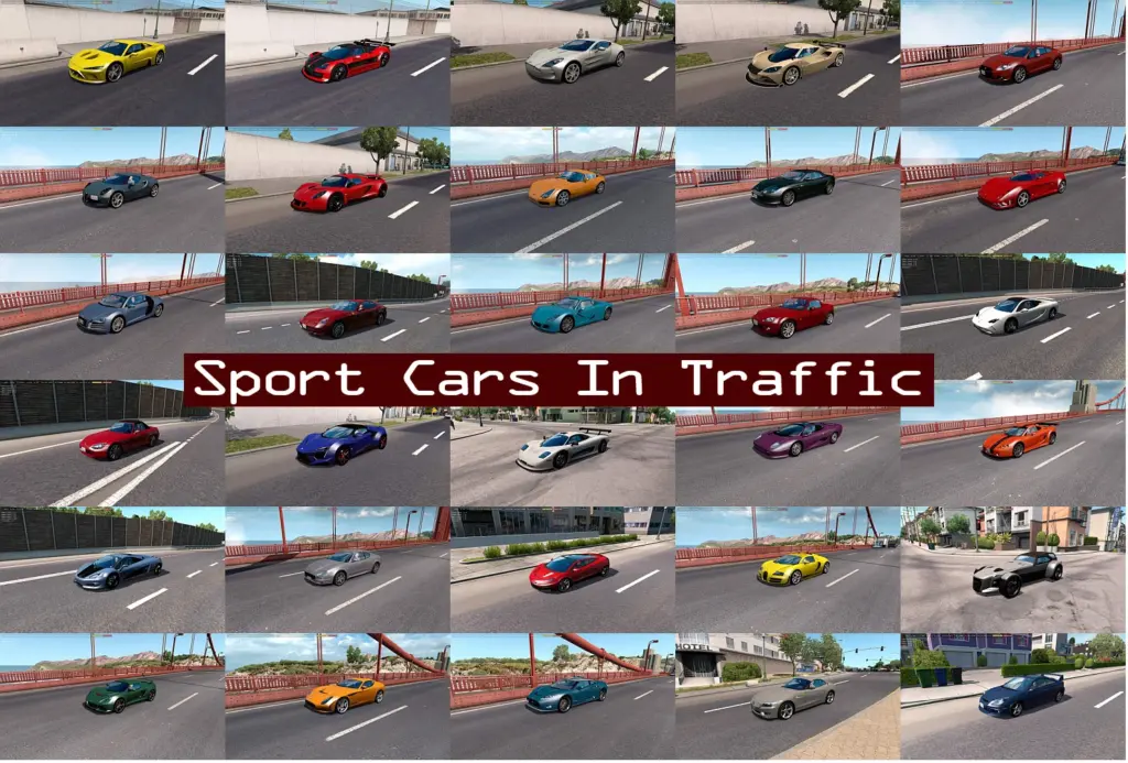Sport Cars Traffic Pack2