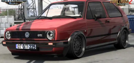 Volkswagen Golf GTI MK2 + Interior v2.2