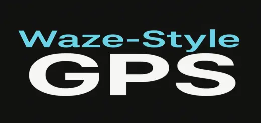 Waze Style GPS Navigation Colors Realistic Dark Mode v1.6 1.56
