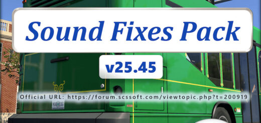 Sound Fixes Pack v25.45