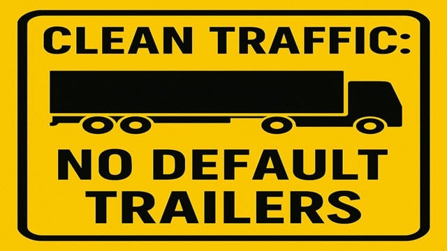 Clean Traffic No Default SCS Trailers v1.7