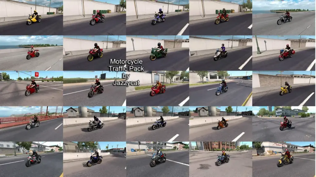 Motorcycle Traffic Pack