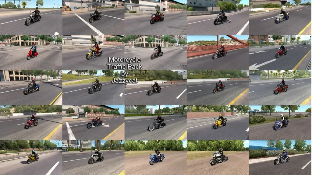 Motorcycle Traffic Pack2
