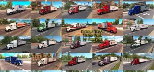 Painted Truck Traffic Pack by Jazzycat