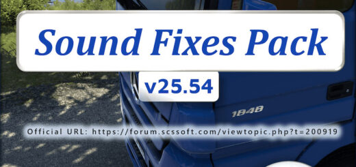 Sound Fixes Pack v25.54