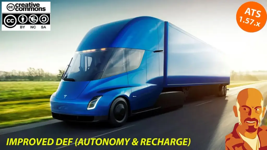 TESLA SEMITRUCK 2019 v2.0 ATS 1.57.x IMPROVED DEF3