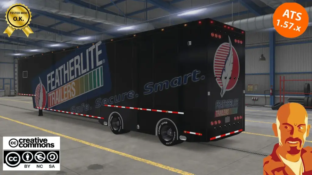 FEATHERLITE CAR TRAILER v2.0 ATS 1.57