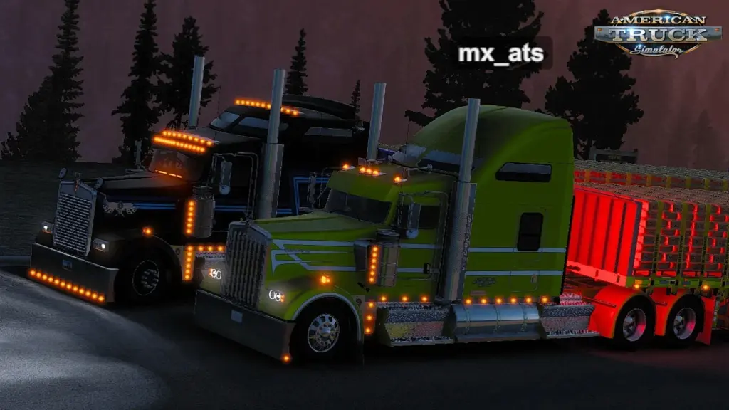 Kenworth W900L Accesories Pack3