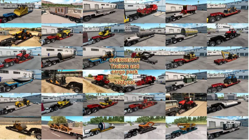 Overweight Trailers and Cargo Pack by Jazzycat