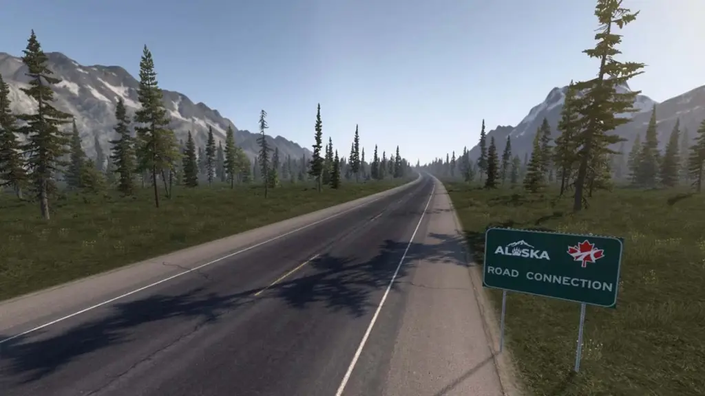 Road Connection Between Promods Canada and Alaska North To The Future v6.24