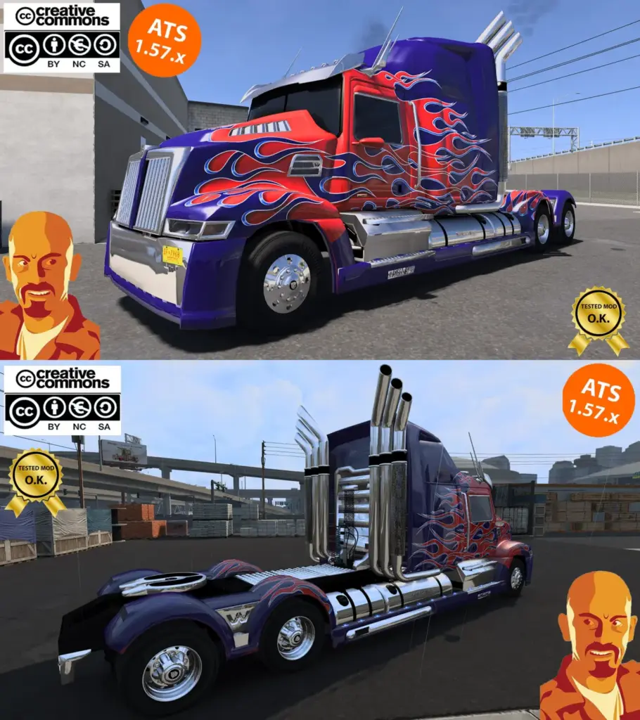 WESTERN STAR 5700XE OPTIMUS PRIME v1.02