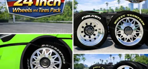 24 Inch Wheels and Tires Pack v1.8