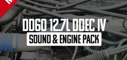 DD60 12.7L (DDEC IV) Sound & Engine Pack v1.1 1.57
