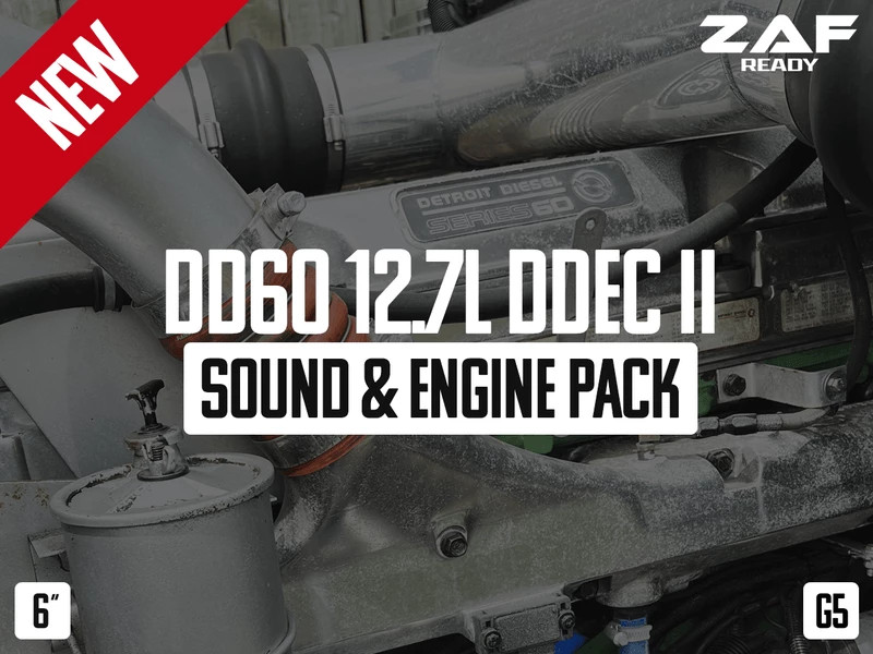 DD60 12.7L (DDEC II) Sound & Engine Pack v1.0 