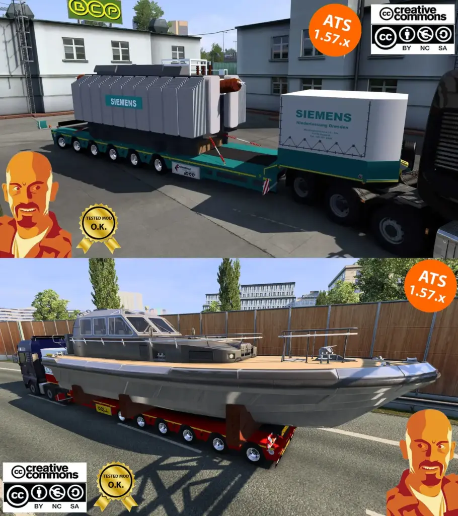 DOLL SIEMENS SPECIAL TANSPORT TRAILER v3.0