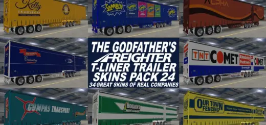 The Godfather's Freighter T-Liner Trailer Skins Pack 24