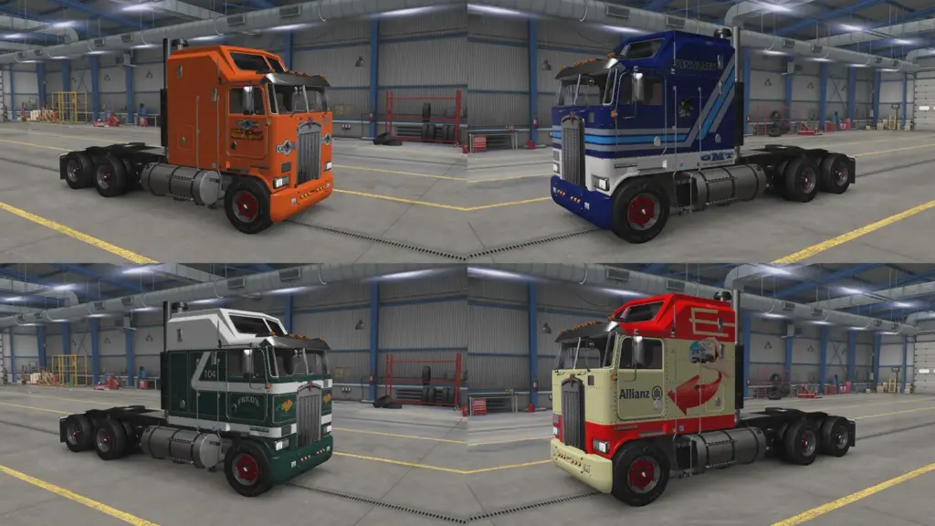 KENWORTH K100 SKIN PACK v7.02