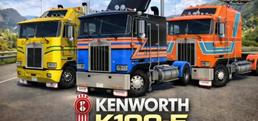 Kenworth K100 E + Interior v1.5.7