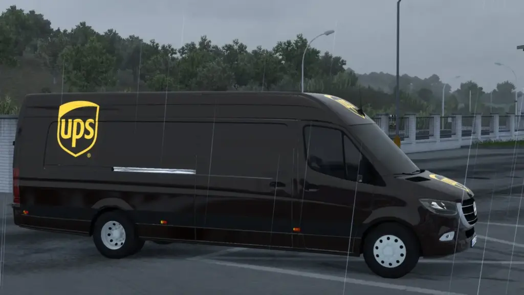 UPS MERCEDES BENZ SPRINTER TRZPRO ATS 03 01 2025 v1.0 1.50 1.57