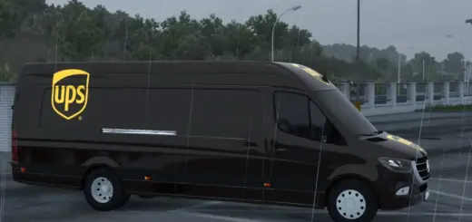 UPS MERCEDES BENZ SPRINTER TRZPRO ATS 03 01 2025 v1.0 1.50 1.57