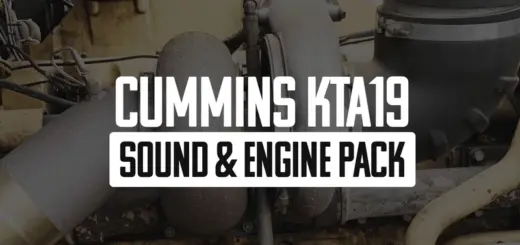 Cummins KTA Sound & Engine Pack v1.1