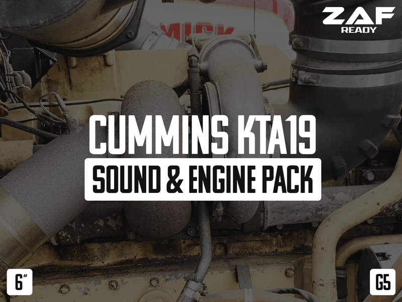 Cummins KTA Sound & Engine Pack v1.1