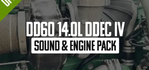 DD60 14.0L (DDEC IV) Sound & Engine Pack v1.0