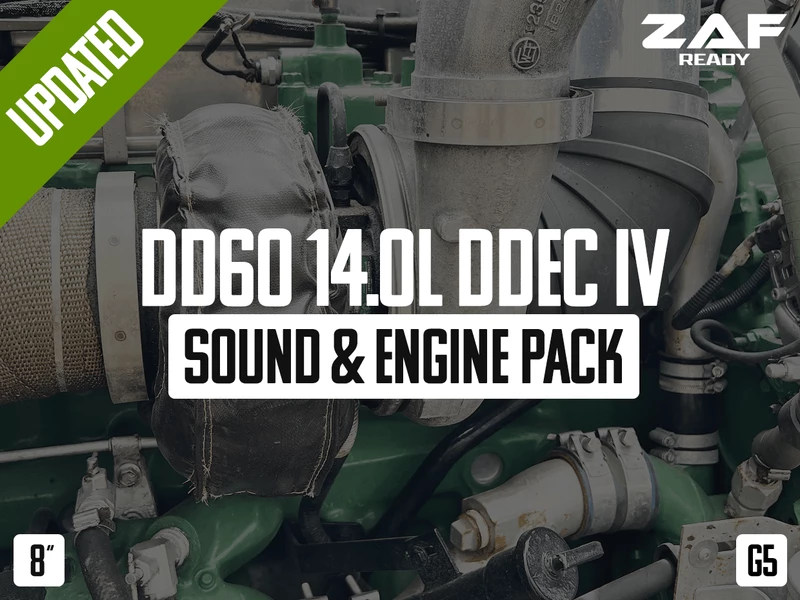 DD60 14.0L (DDEC IV) Sound & Engine Pack v1.0