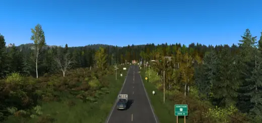 Road Connection Between Promods Canada and Alaska North To The Future v0.4.1