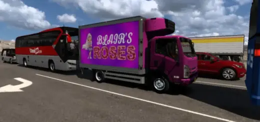 Roses Traffic Truck