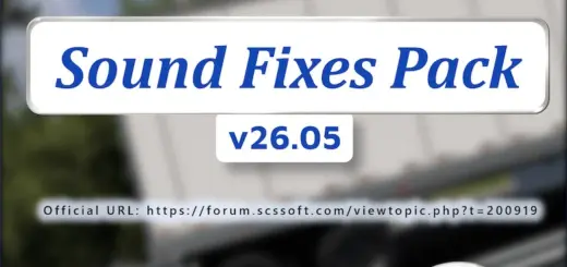 Sound Fixes Pack v26.05