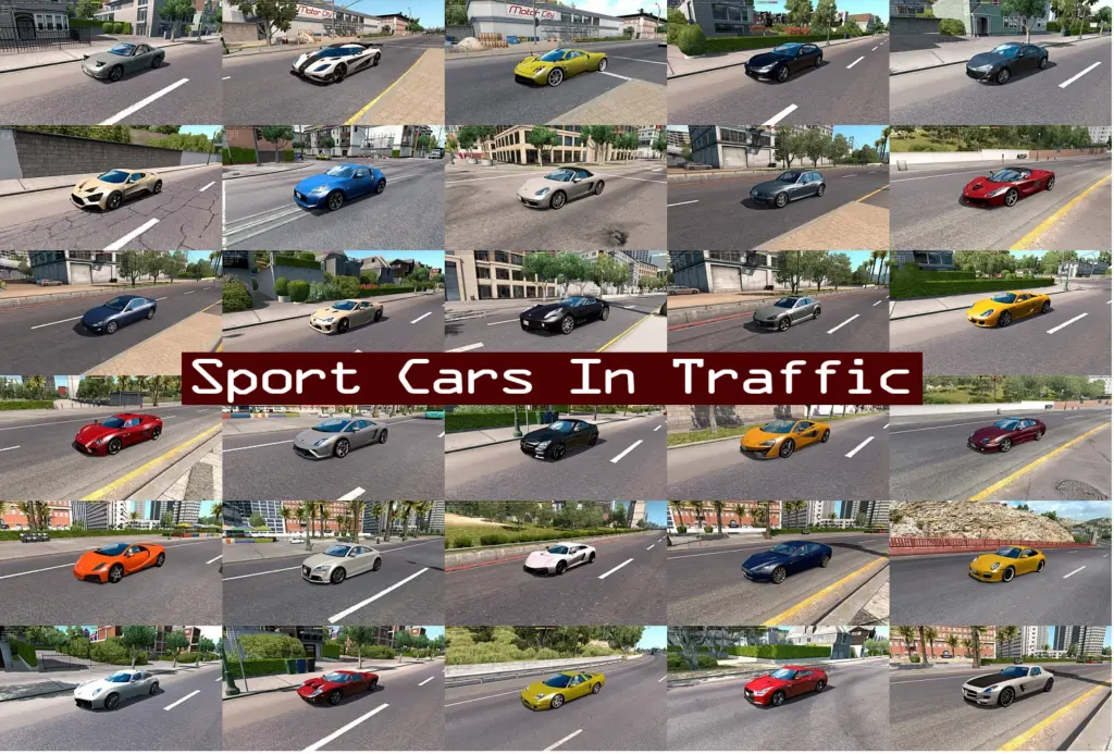 Sport Cars Traffic Pack