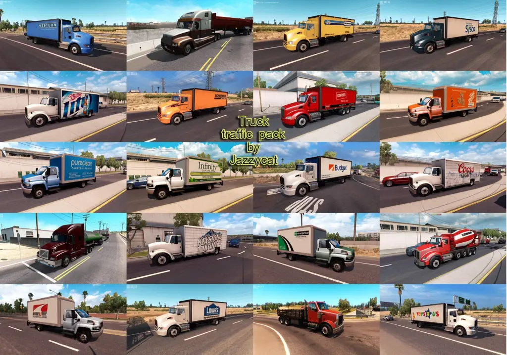 Truck Traffic Pack by Jazzycat v3.5.112