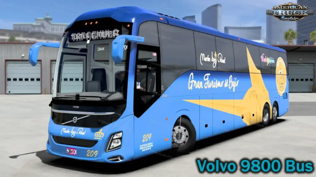Bus Volvo 9800 + Interior v1.7