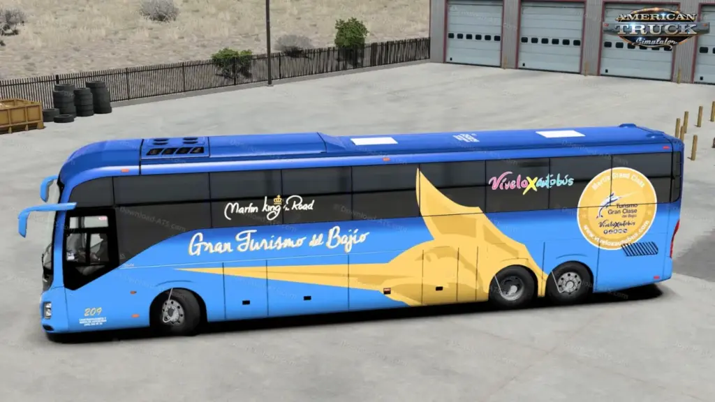 Bus Volvo 9800 + Interior v1.72