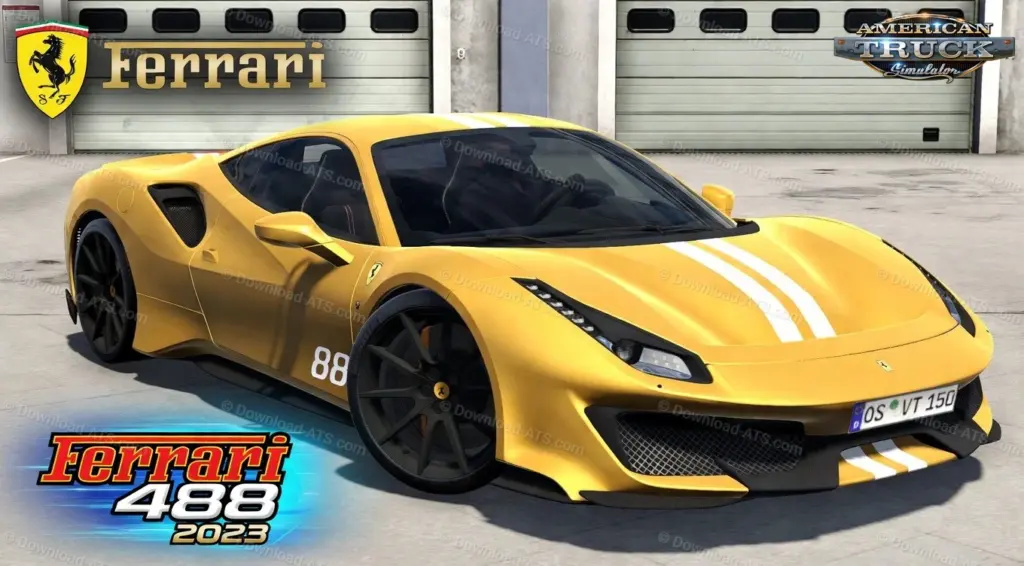 Ferrari 488 2023 + Interior v1.0