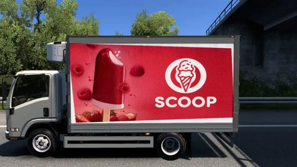 Ice Cream Traffic Truck