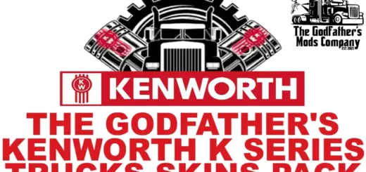 The Godfather's Kenworth K Series Skins Pack v1.7