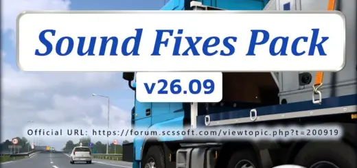 Sound Fixes Pack v26.09