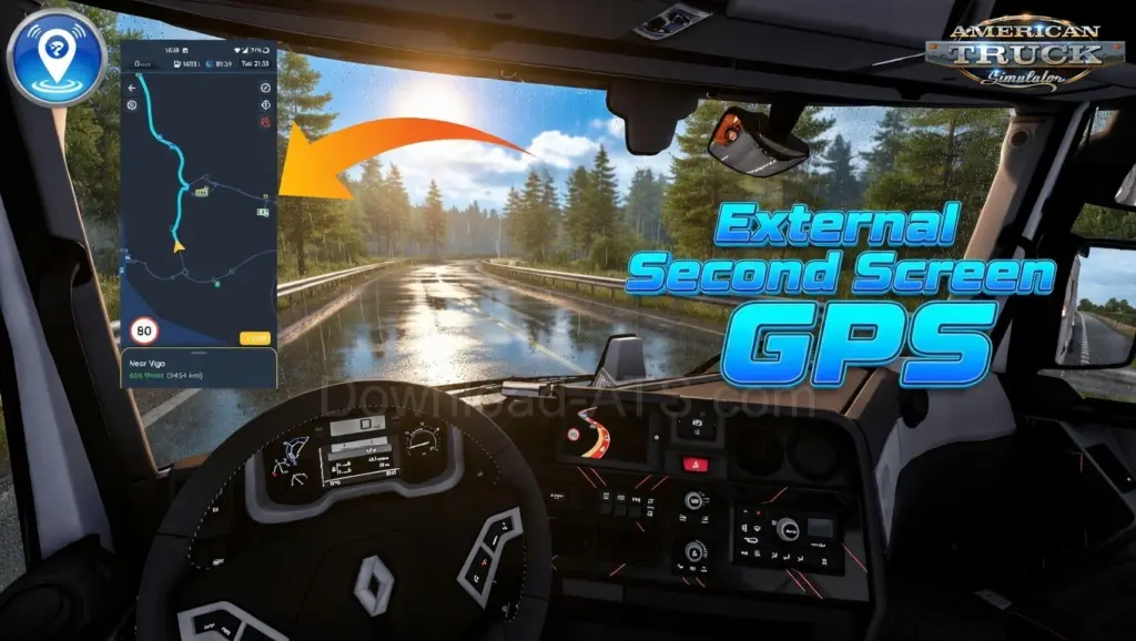 External Second Screen GPS