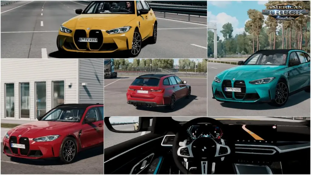 BMW M3 G80 Touring 2023 + Interior v3.2
