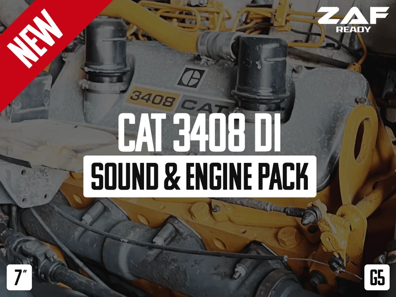 CAT 3408 DI Sound & Engine Pack v1.0