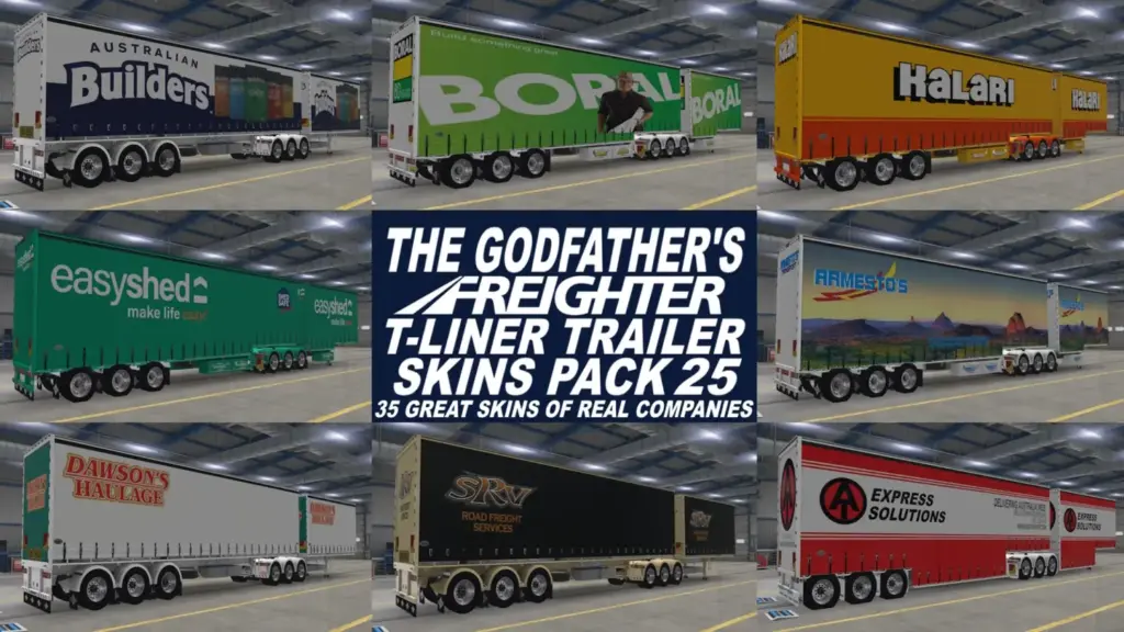 The Godfather's Freighter T-Liner Trailer Skins Pack 25