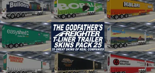The Godfather's Freighter T-Liner Trailer Skins Pack 25